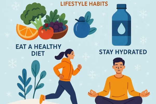 Winter wellness and immune system support Healthy habits for cold season prevention Boosting immunity during winter months Preventing seasonal illnesses and flu